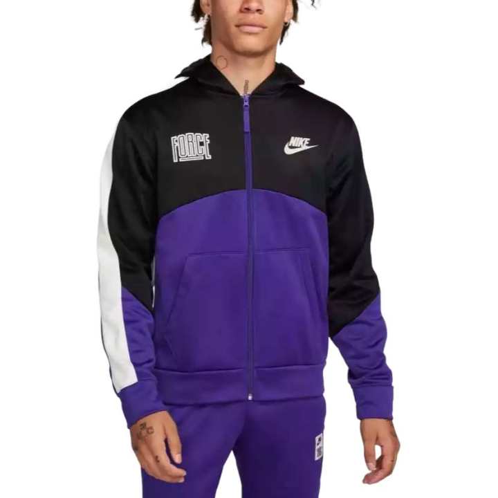 Nike Nike Sweatshirts Men's Purple Hooded Moderate