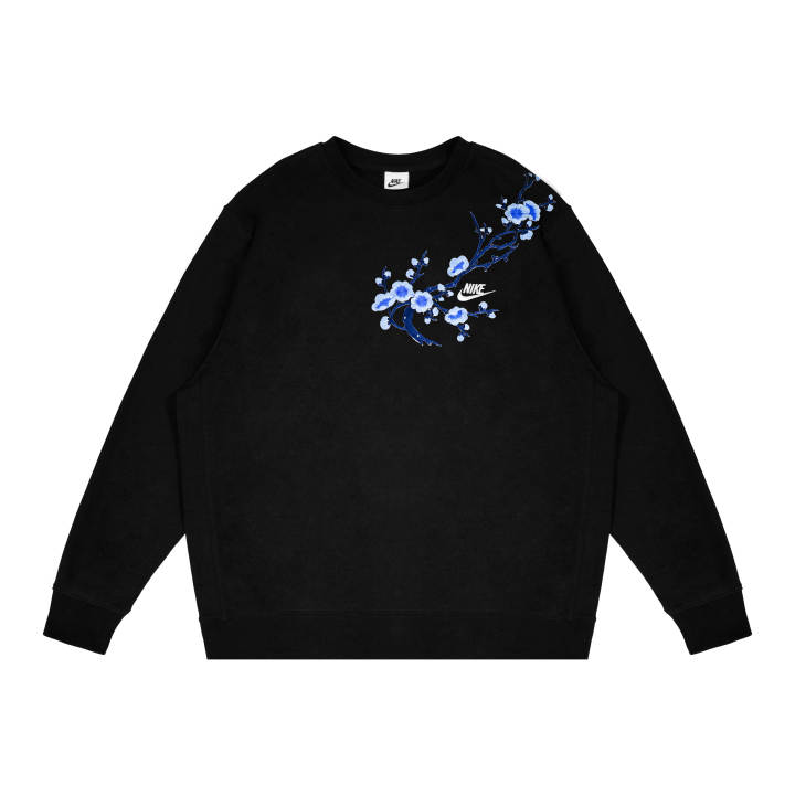 Nike Nike Sweatshirts Unisex Black Crew Neck Moderate Regular