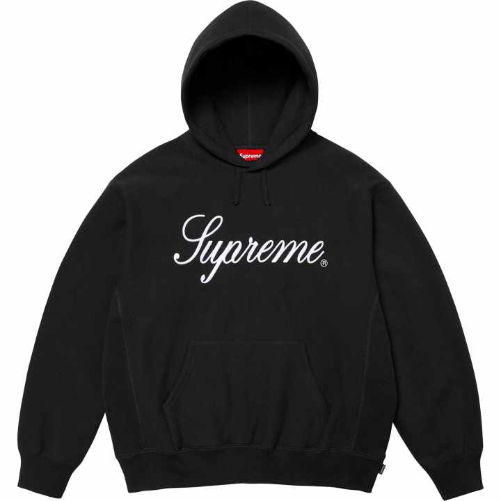 Supreme Supreme FW24 WEEK1 Embroidered Script Hooded Sweatshirt
