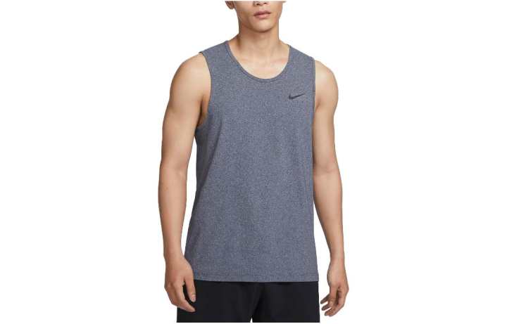 Nike Nike Tank Tops Men's Gray Crew Neck Moderate Straight Fit