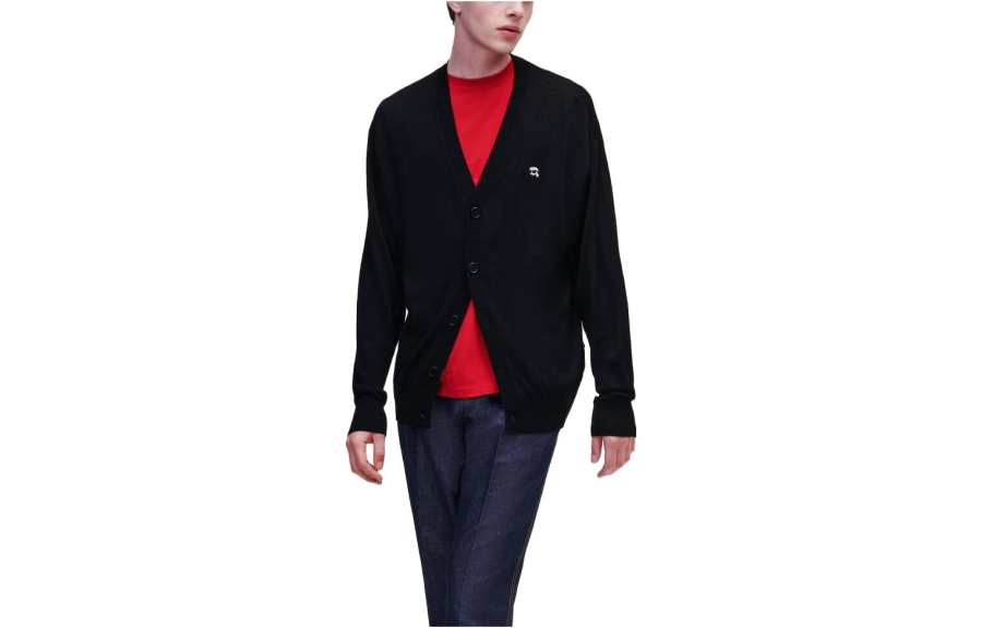 KARL LAGERFELD / Karl Lagerfeld Jeans 【Zoomed ImageryBest of: PromotionsPrevious Season】Ikon 2.0 merino cardigan