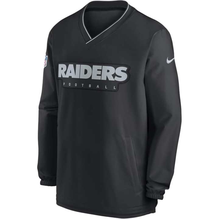 Nike Nike Las Vegas Raiders Sideline Men's Nike Nfl Long Sleeve Windshirt