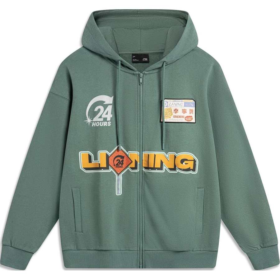 Li-Ning Li Ning Sports Life Collection Sweatshirt Men's Mountain Green