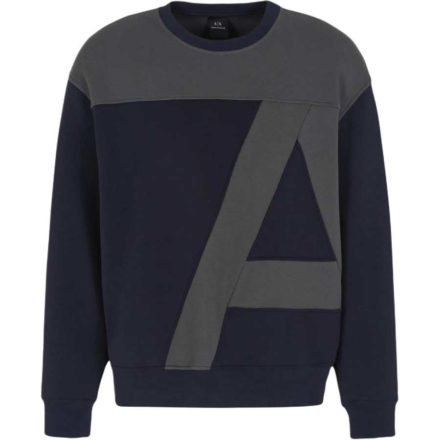 ARMANI EXCHANGE ARMANI EXCHANGEAE FW24 Sweatshirt Men's Marine Blue