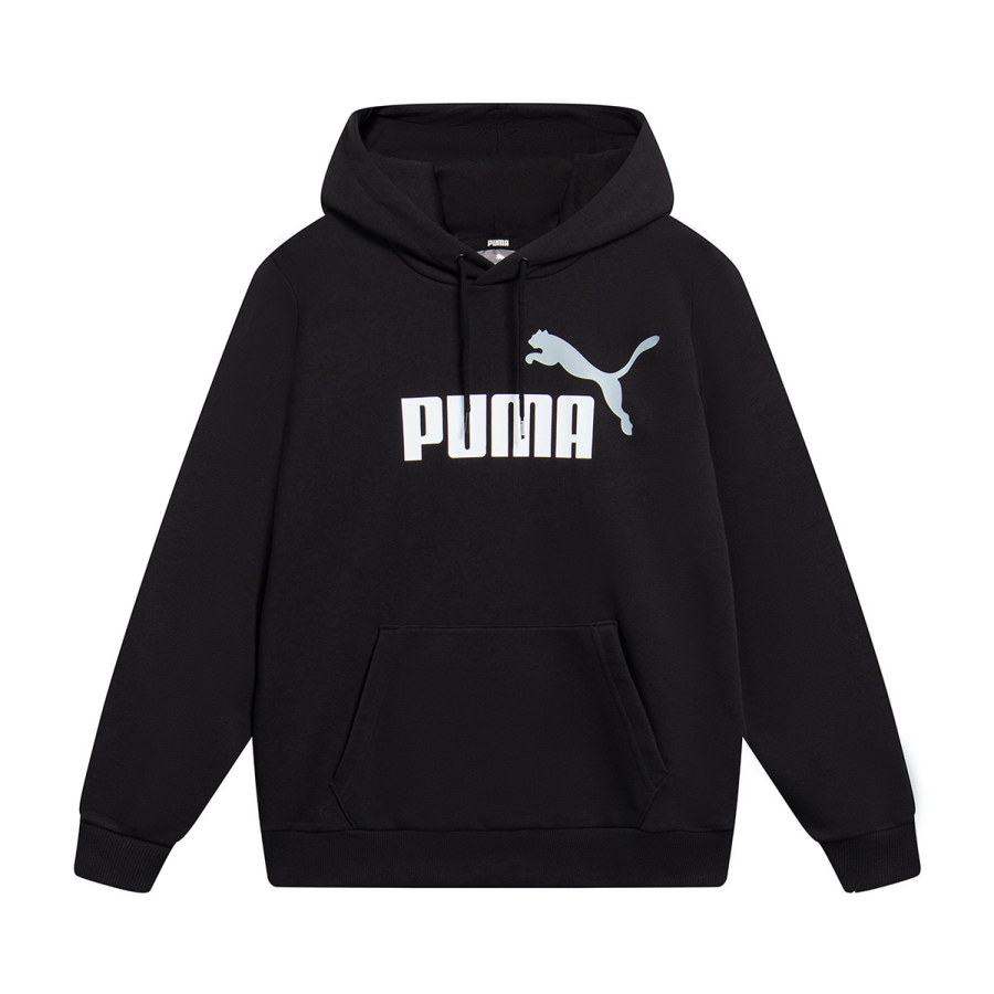 PUMA Sweatshirts Unisex Black Hooded Moderate Regular