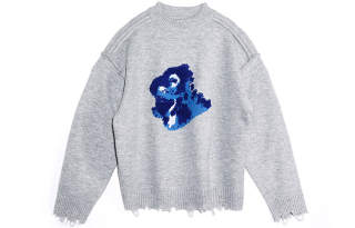 ROARINGWILD Sweater Unisex Gray