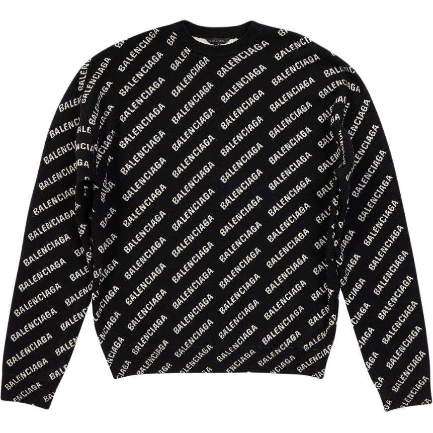 Balenciaga 【Best of: PromotionsPrevious Season】Mini Allover Logo jumper