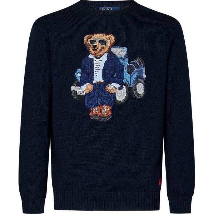 Polo Ralph Lauren Polo Bear Embroidered Crewneck Jumper
