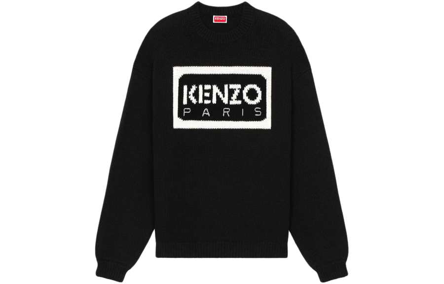 KENZO KENZO Logo Intarsia Knitted Jumper