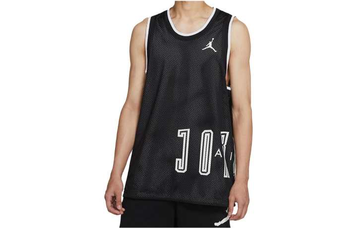 Jordan Jordan Tank Tops Men's Black Crew Neck Moderate Racerback
