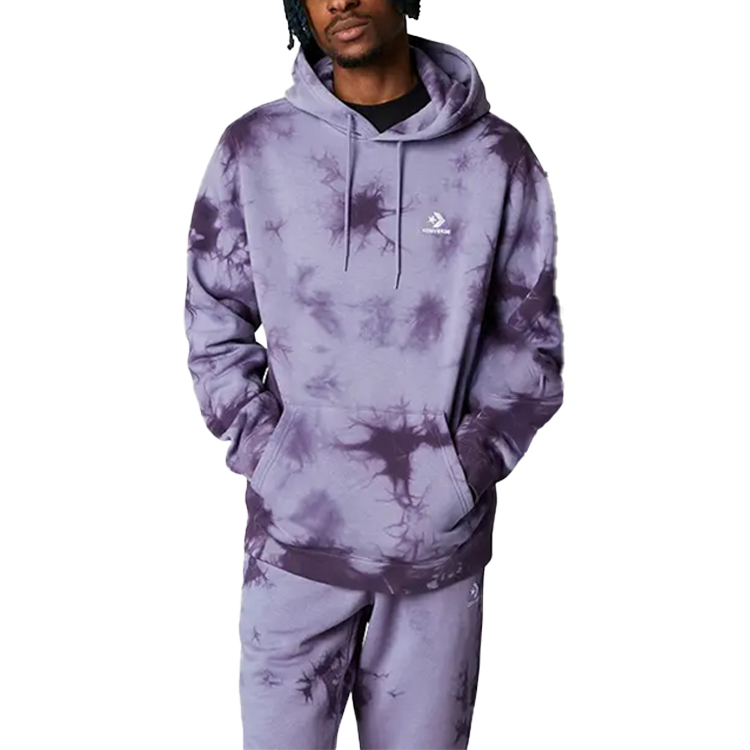 Converse Go to Star Chevron Mono Dye Sweatshirt Unisex Purple