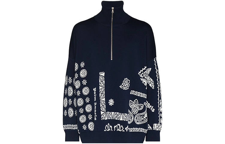PALM ANGELS Paisley intarsia Jumper