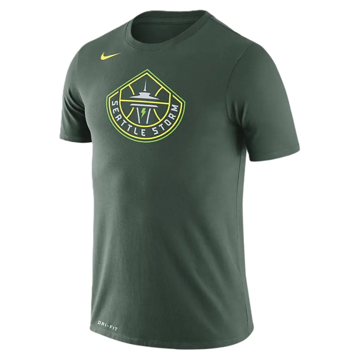 Nike Nike T Shirts Men's Green Crew Neck Thin