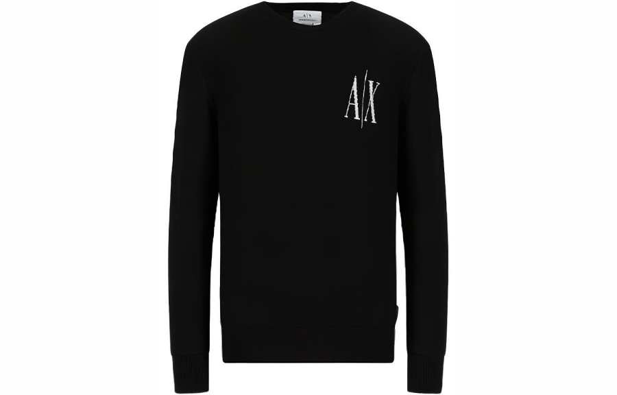 ARMANI EXCHANGE ARMANI EXCHANGE Intarsia Logo Wool Jumper
