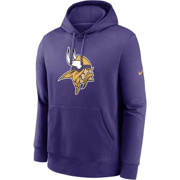Nike Nike Minnesota Vikings Club Logo Men's Nike Nfl Pullover Hoodie