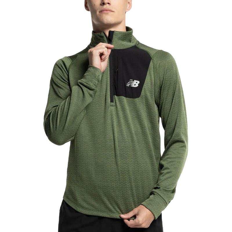 New Balance New Balance Raglan Sleeve T Shirt Unisex Olive Green