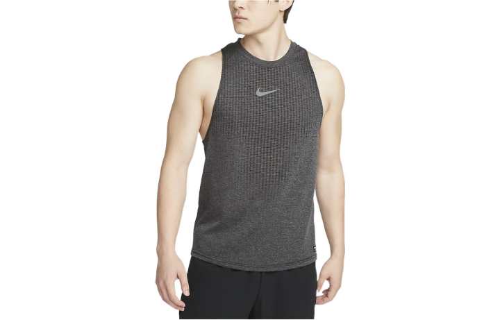 Nike Nike Tank Tops Men's Gray Crew Neck Moderate Straight Fit