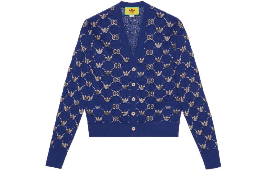 GUCCI x Adidas Originals SS23 Sweater Men's Blue