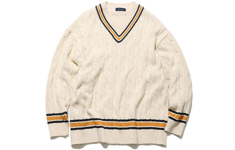 NAUTICA JAPAN Sweaters Unisex V Neck Moderate Other