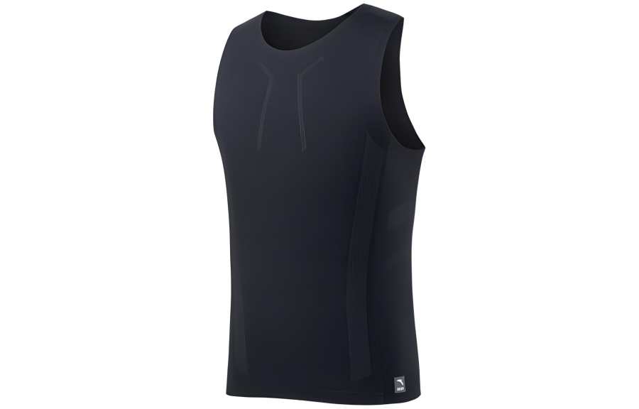 ANTA Tank Tops Men's Black Crew Neck Thin Other