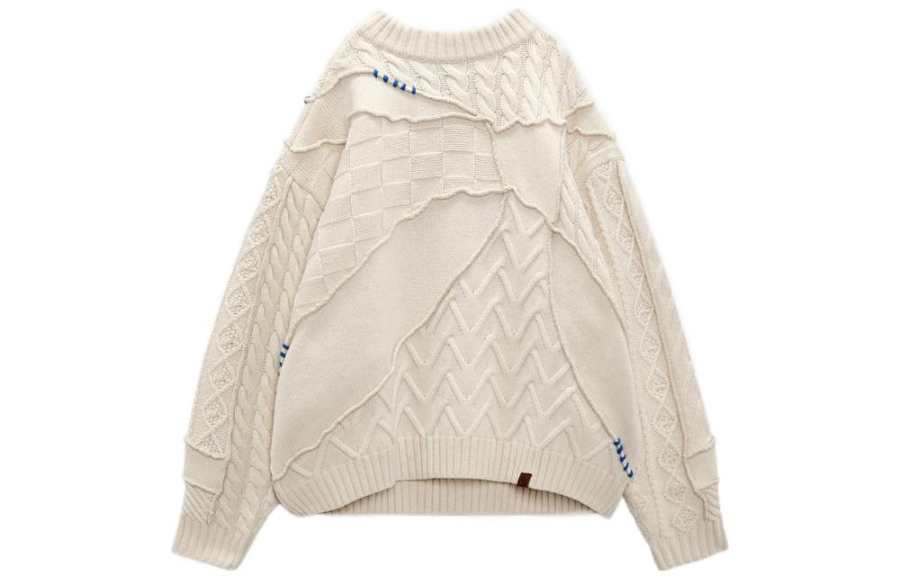 ADER ERROR ADER ERROR X Zara Oversized Patchwork Knit Sweater