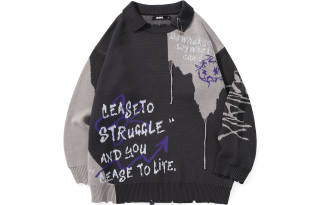 GENANX Sweater Unisex Dark Gray