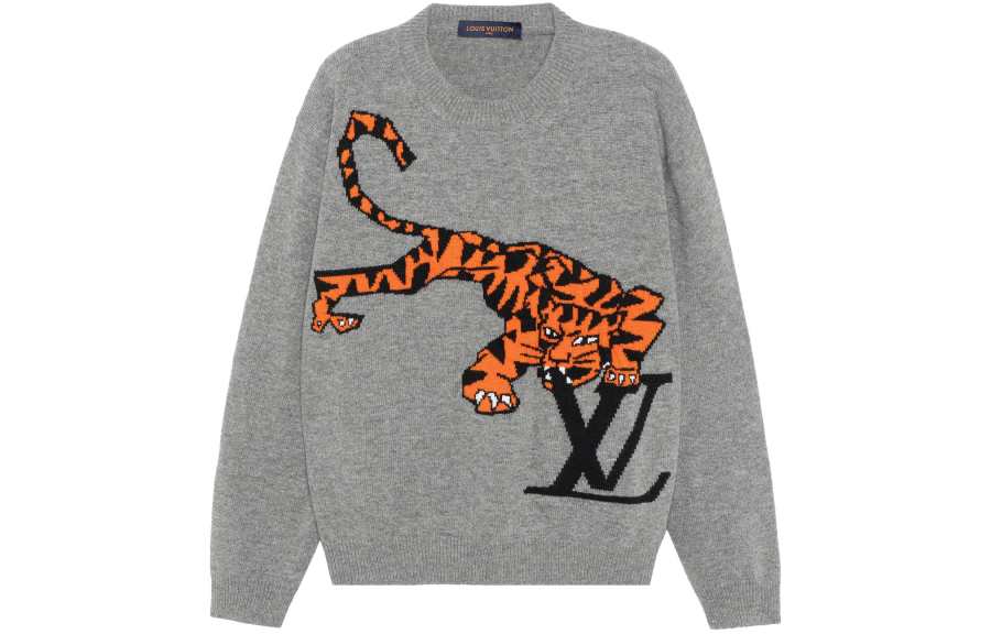 LOUIS VUITTON LOUIS VUITTON SS22 Sweater Men's Gray