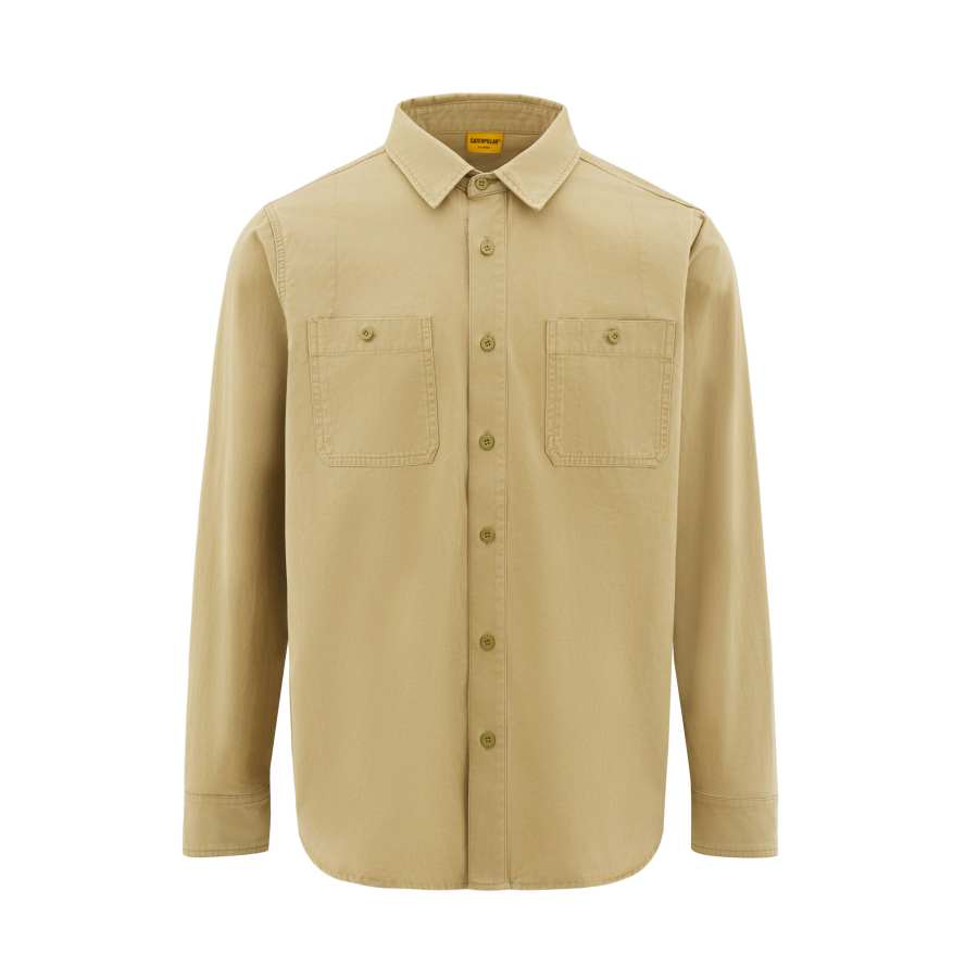 CAT CAT Shirts Men's Lapel Moderate Workwear