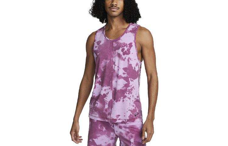 Nike Nike Tank Tops Men's Purple Crew Neck Moderate Straight Fit