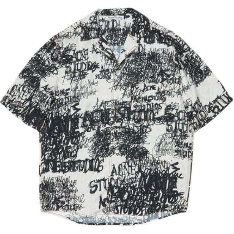 Acne Studios Acne Studios Printed Short Sleeve Shirt