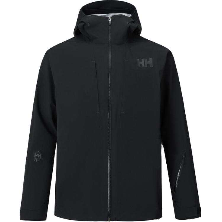 HELLY HANSEN SS25 Waterproof, Windproof, Breathable, And Abrasion Resistant Windbreaker Jacket Unisex Black