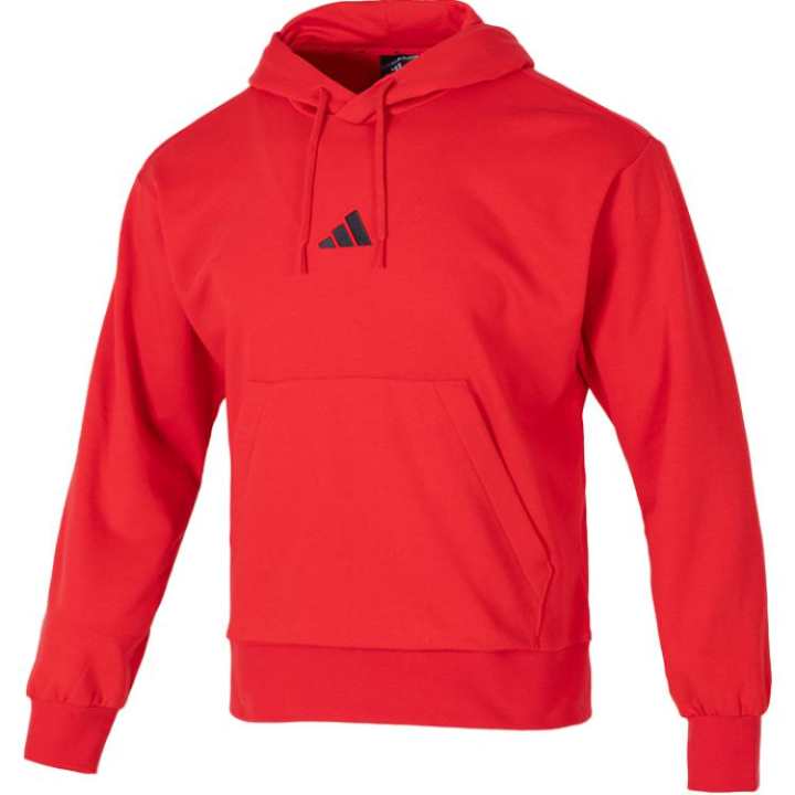 Adidas Adidas Sweatshirts Men's Red Hooded Moderate