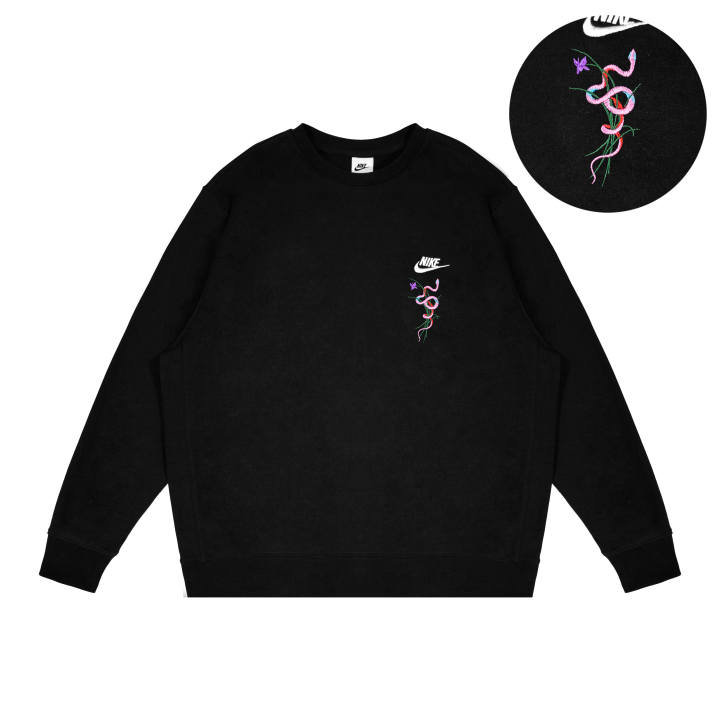Nike Nike Sweatshirts Unisex Black Crew Neck Moderate Other