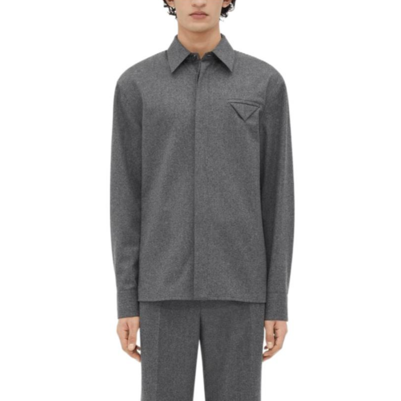 Bottega Veneta Regular Fit Flannel Shirt