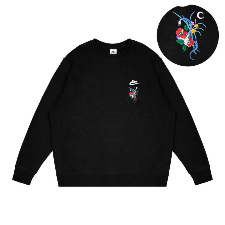 Nike Nike Sweatshirts Unisex Black Crew Neck Moderate Other