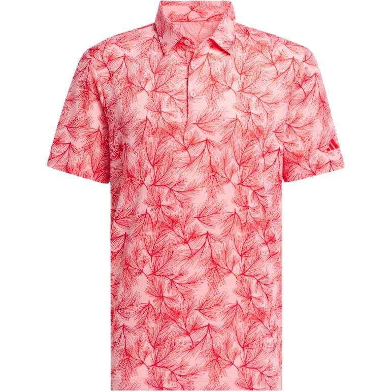 Adidas Adidas ULTIMATE365 MESH PRINT POLO SHIRT Polo Shirt Men's Pink