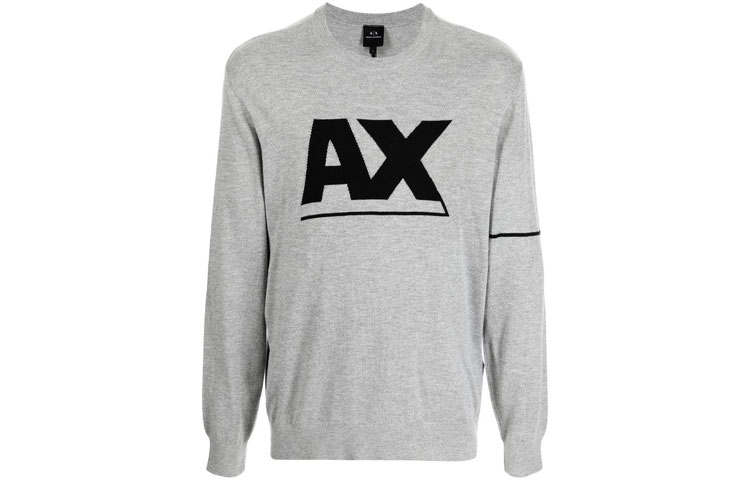 ARMANI EXCHANGE Sweaters Men's Gray Crew Neck Moderate Other