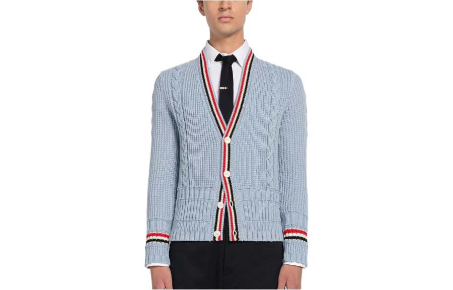 THOM BROWNE THOM BROWNE· Sweater Men's Light Blue