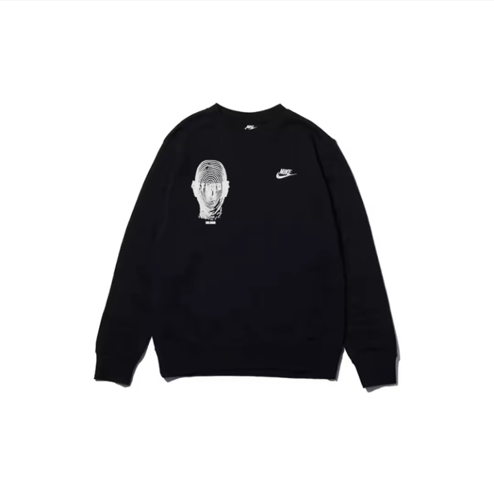 Nike Nike Sweatshirts Unisex Black Crew Neck Moderate Regular