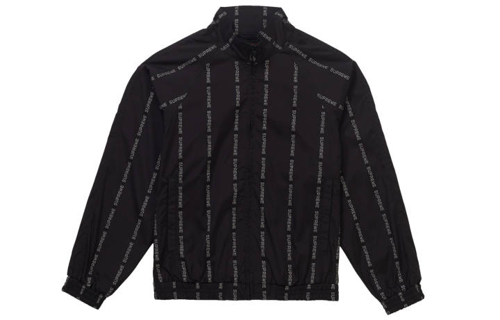 Supreme Supreme Reflective Text Track Jacket