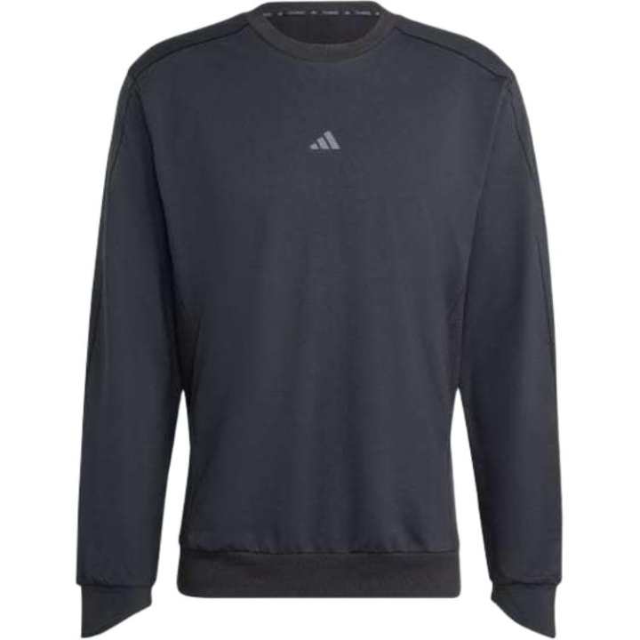 Adidas Adidas Sweatshirts Men's Black Crew Neck Moderate Other