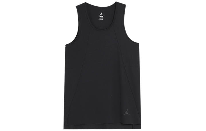 Jordan Jordan 23 LUX EXTENDED Tank Tops Men's Black Crew Neck Moderate Straight Fit