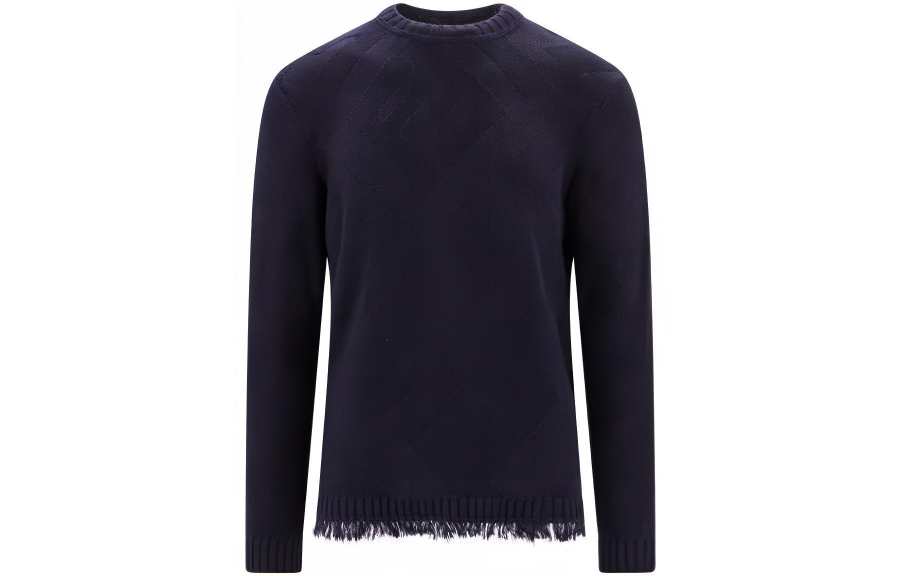 FENDI SS23 Sweater Men's Dark Blue