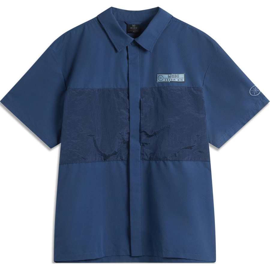 Li-Ning Li Ning Shirt Men's Dark Simple Blue