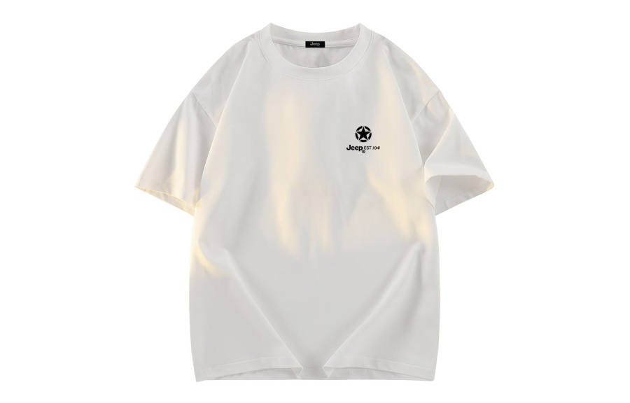Jeep T Shirts Unisex Crew Neck Moderate Heavyweight