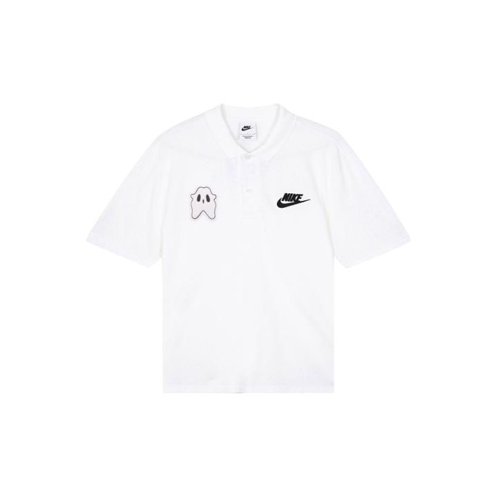 Nike Nike Polo Shirts Men's White Crew Neck Moderate Straight Fit