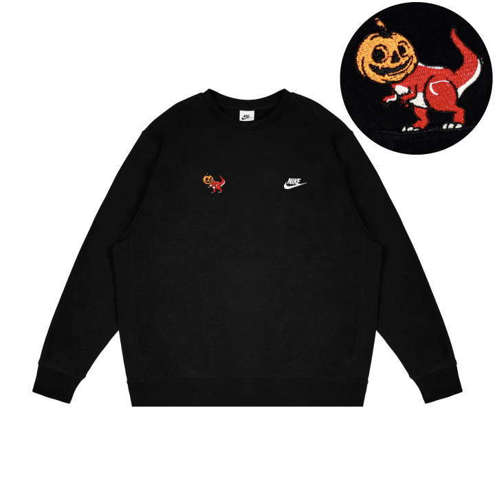 Nike Nike Sweatshirts Unisex Black Crew Neck Moderate Regular