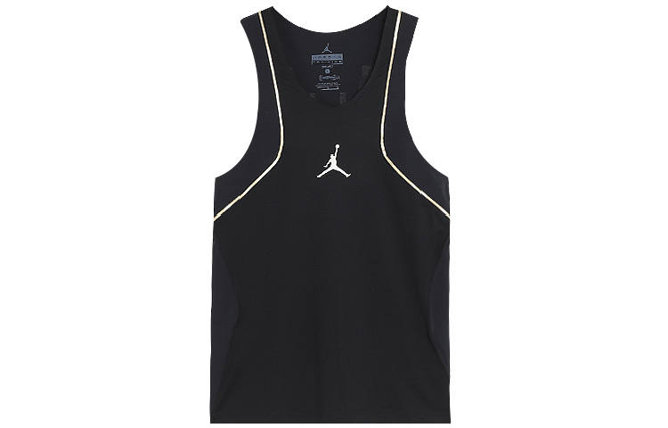Jordan Jordan Tank Tops Men's Black Crew Neck Moderate Straight Fit