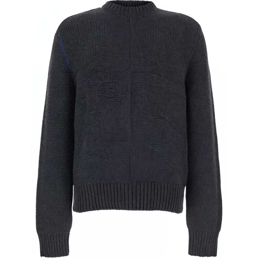 Burberry Ekd Intarsia-Knit Crewneck Jumper