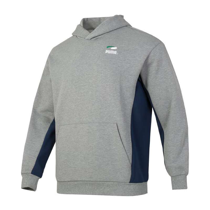 PUMA Sweatshirts Men's Gray Hooded Moderate Other